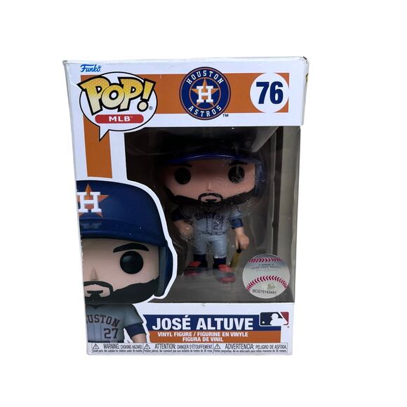 FUNKO POP BOBBLE HEAD JOSE ALTUVE HOUSTON ASTROS #76 NEW - Picture 1 of 7